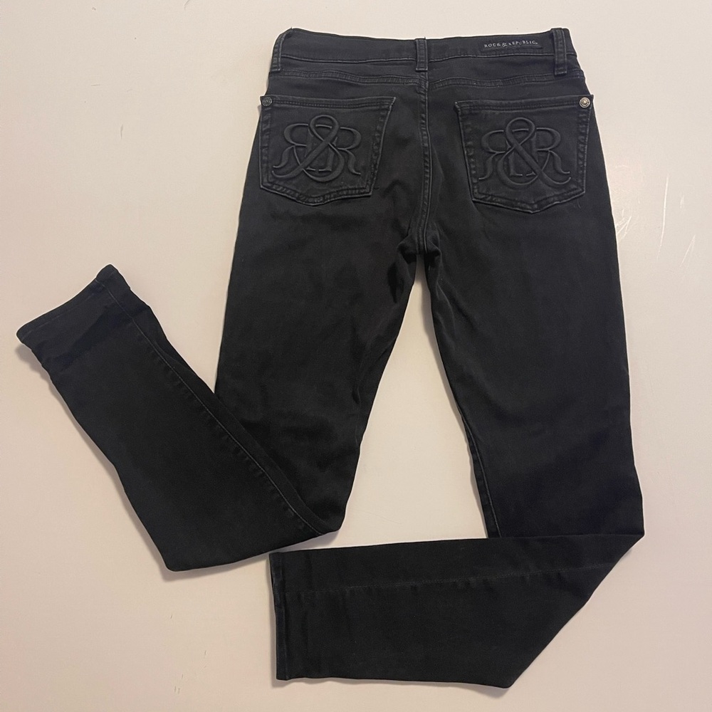 Rock & Republic Berlin‎ Skinny Jeans 8 Black